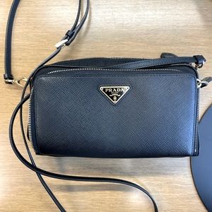 Prada Nylon and Saffiano leather mini-bag